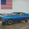 Blue 1969 Chevrolet Chevelle Diamond Paintings