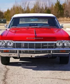 Cool 65 Impala In Red Diamond Paintings